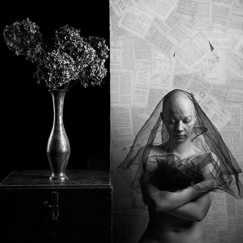 Angel, B&w, Dinarak, Ангела, Чб Angelphoto preview