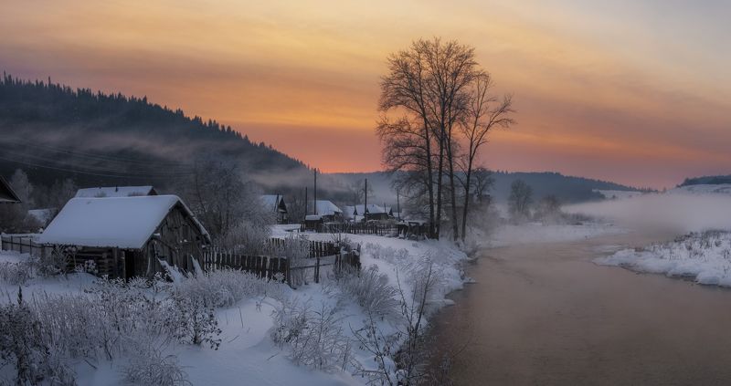 Туманным вечерком зимойphoto preview