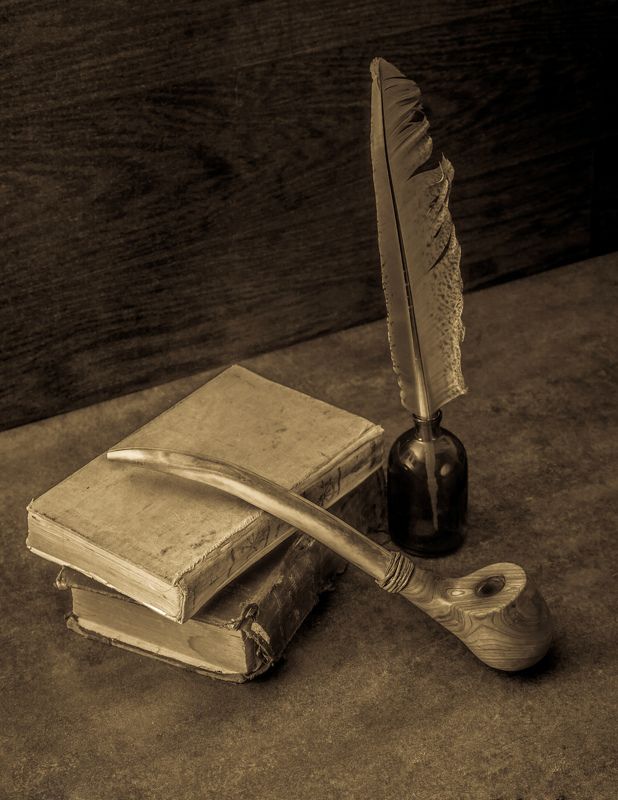 Натюрморт с трубкой-2photo preview