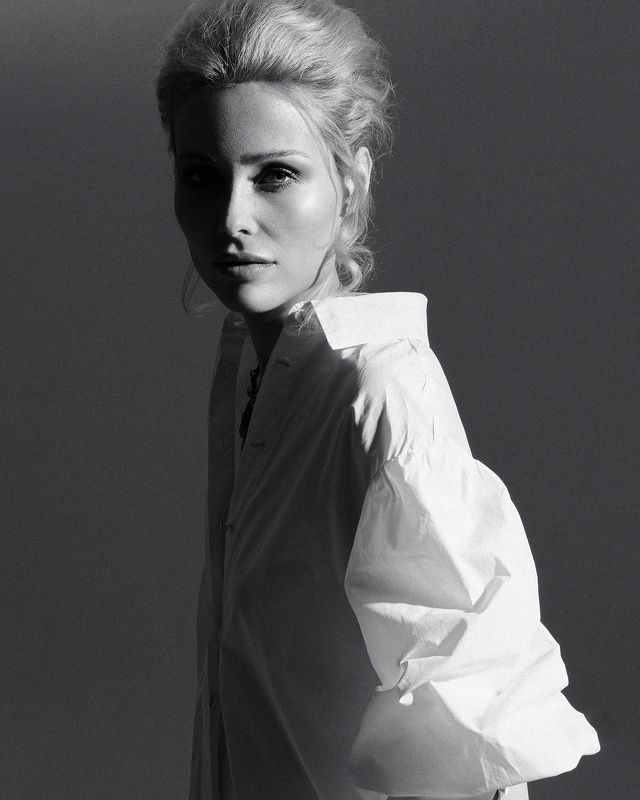 портрет, красота, женский портрет, черно белое, portrait, woman, beauty Villiphoto preview