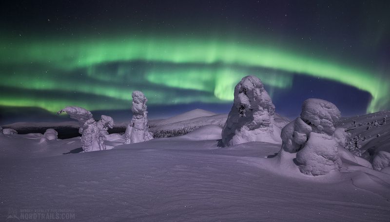 кольский, кольский полуостров, зима, север, Под покровом Её сиятельстваphoto preview