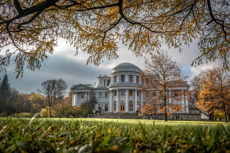 городской пейзаж, елагин остров, архитектура Елагин дворецphoto preview