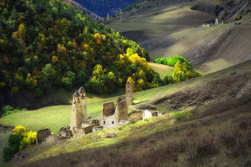 кавказ, ингушетия В горах Ингушетииphoto preview