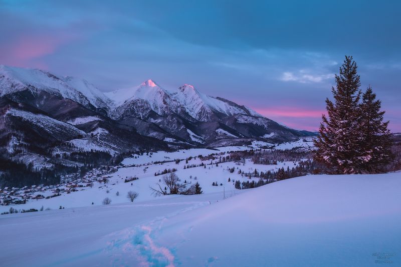 словакия, татры, белянские татры, зима, европа, tatras, slovakia \