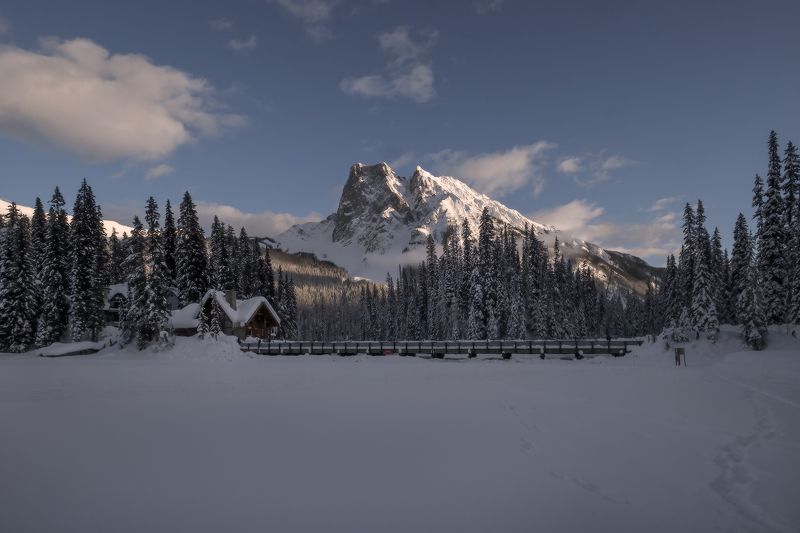 canada, rockies, yoho, emerald ВЕЧЕР В ГОРАХphoto preview