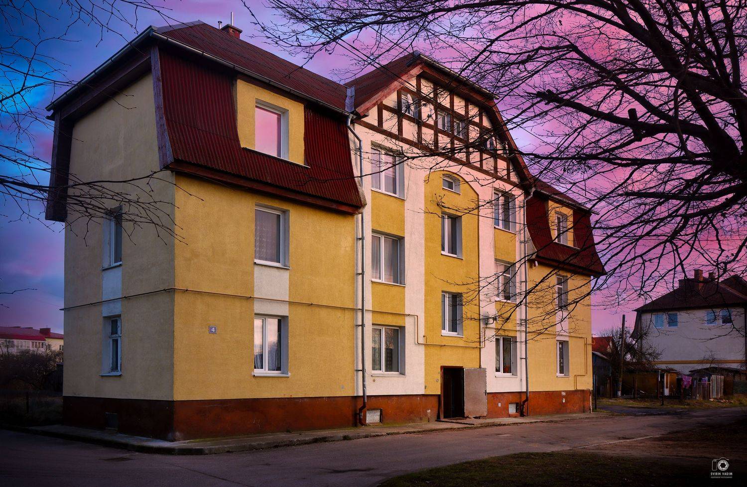 мамоново, калининградская область, город, дом, рассвет, хайлигенбайль, утро, 2022, улица, путешествие, россия, германия,mamonowo, gebiet kaliningrad, stadt, haus, morgend&auml;mmerung, heiligenbeil, morgen, 2022, stra&szlig;e, reise, russland, deutschland, Vadim Svirin