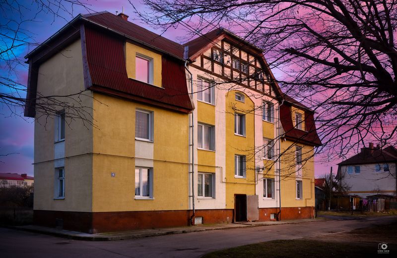 мамоново, калининградская область, город, дом, рассвет, хайлигенбайль, утро, 2022, улица, путешествие, россия, германия,mamonowo, gebiet kaliningrad, stadt, haus, morgendämmerung, heiligenbeil, morgen, 2022, straße, reise, russland, deutschland «Розовый рассвет»photo preview