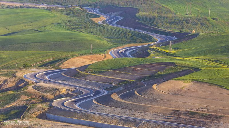 landscape,nature,природа Зигзаги дорогphoto preview