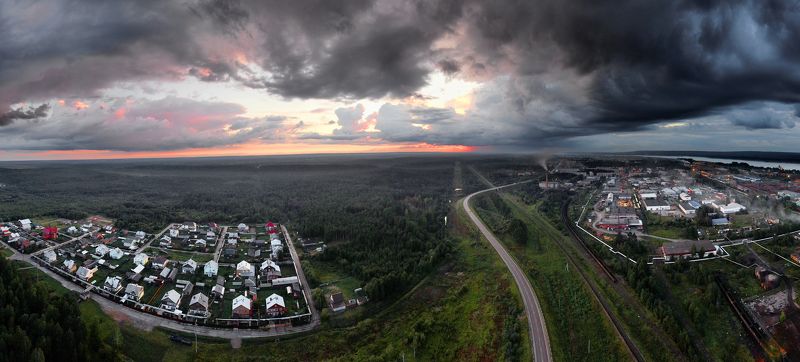 Лесосибирск, пейзаж.  Лесосибирск. photo preview