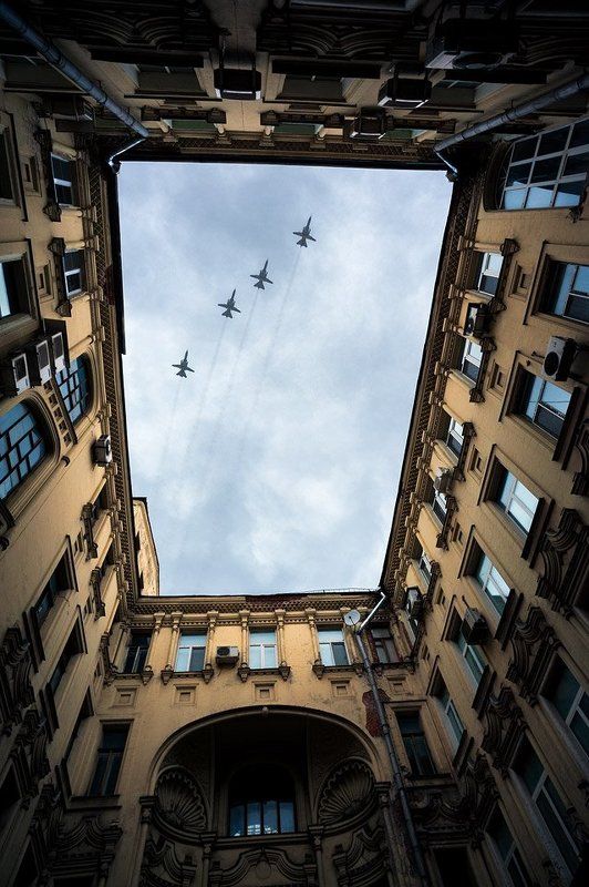 Авиапарад, Колодец, Москва, Самолёт, Су-24 Стальные птицыphoto preview