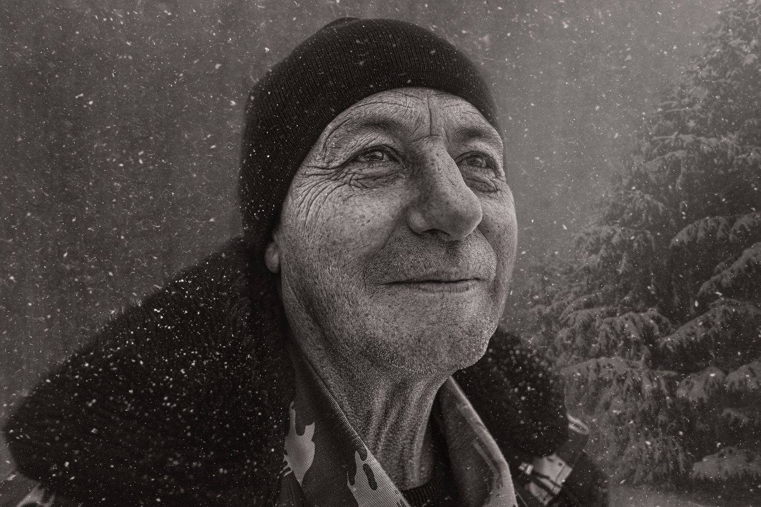Автор: Алексей Сологубов портрет, мужчина, лес, взгляд, зима, man, portrait, winter, sight, forest, Алексей Сологубов