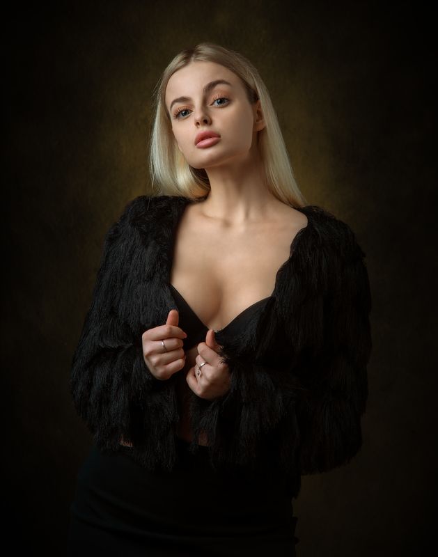студийный портрет, красивая девушка, женский портрет, концептуальное Анастасияphoto preview