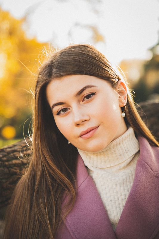 Портрет, осень, гелиос, женский портрет, солнце, Москва, парк Дарья ... осеньphoto preview