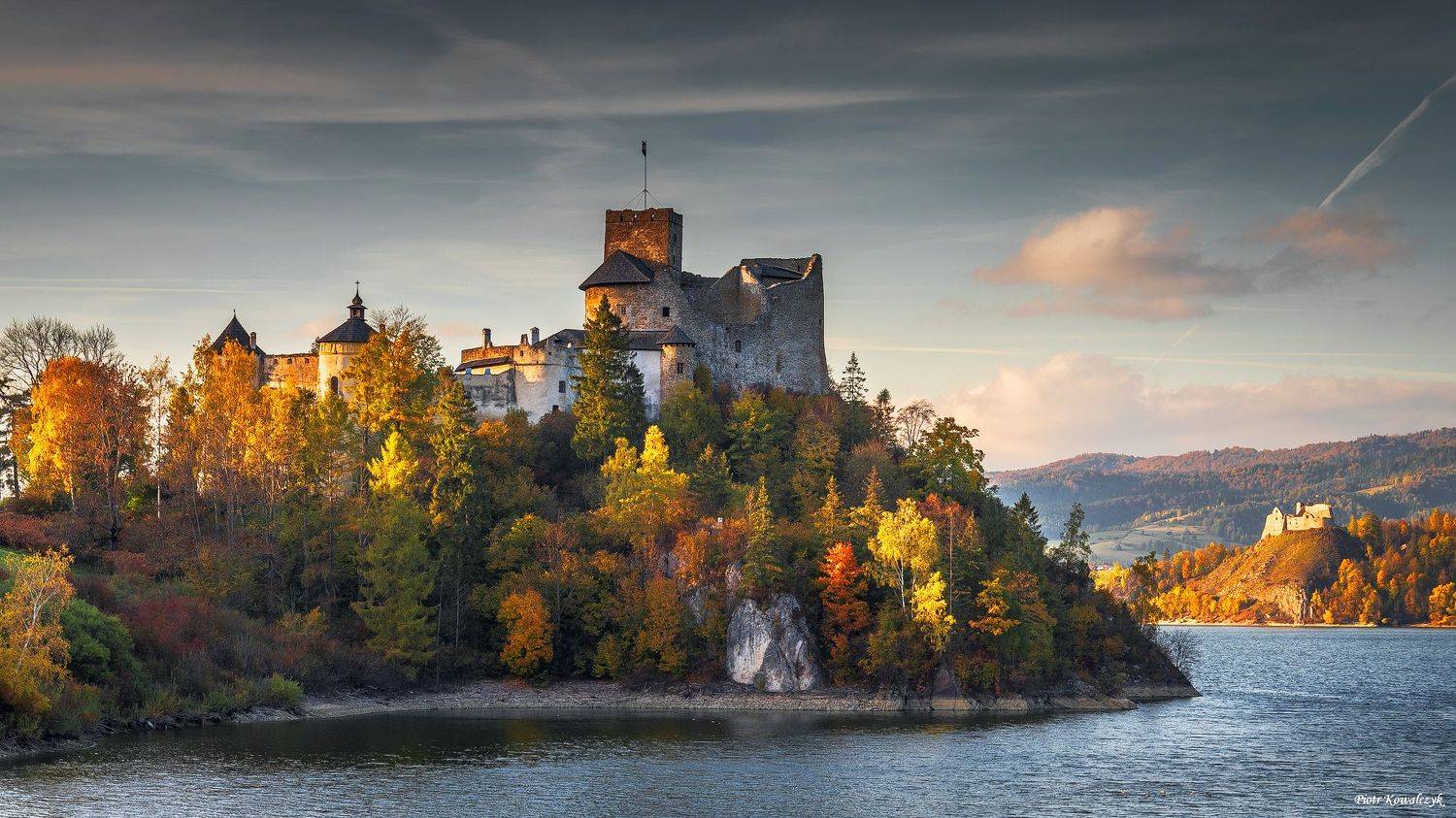 Dwa zamki. Автор: Kowalczyk Piotr polska, zamek, niedzica, czorsztyn, Kowalczyk Piotr
