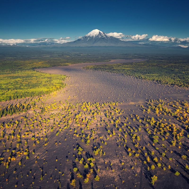 kamchatka, volcano, tolbachik, summer Толбачикphoto preview