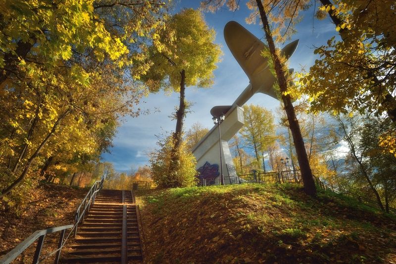 Истра, пейзаж, осень В осеннем паркеphoto preview