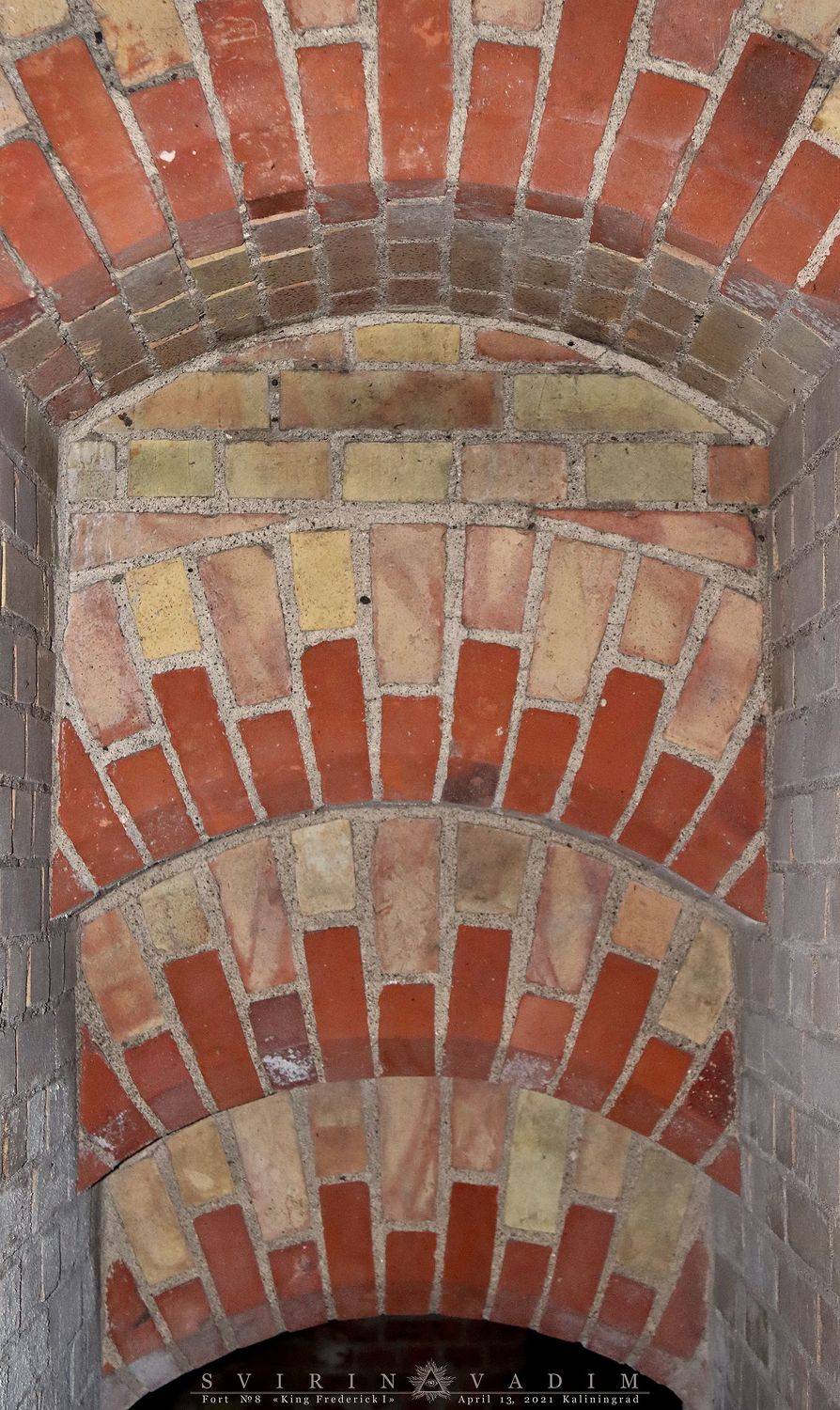 «Кирпичная кладка». Автор: Vadim Svirin Король Фридрих I, развалины, форт, Калининград, кёнигсберг, Германия, Россия, укрепление, крепость, Vadim Svirin