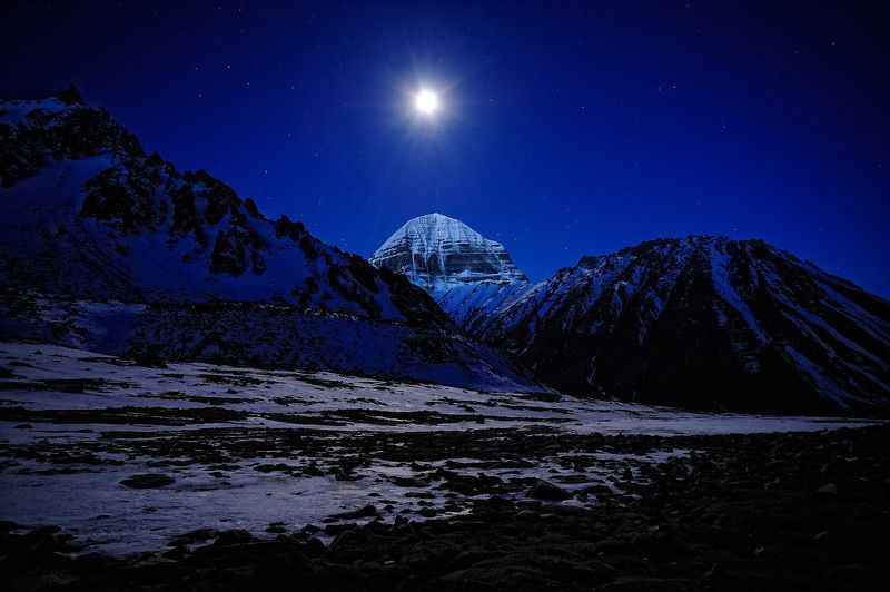 Полная луна над Кайласом.photo preview