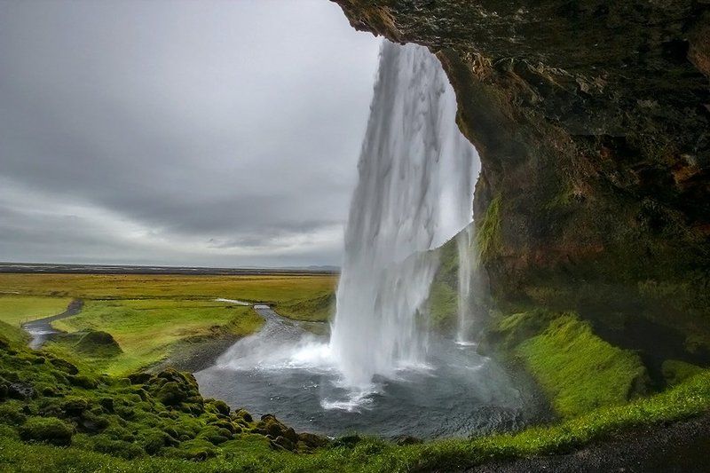 Водопад Сельяландфосс.photo preview