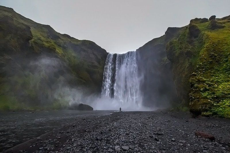 водопад скогафосс, исландия Водопад Скогафосс.photo preview