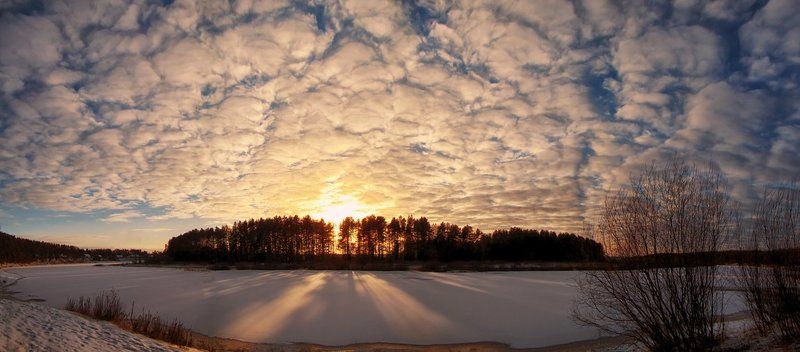 зима, пейзаж, природа, река, снег Прохладаphoto preview