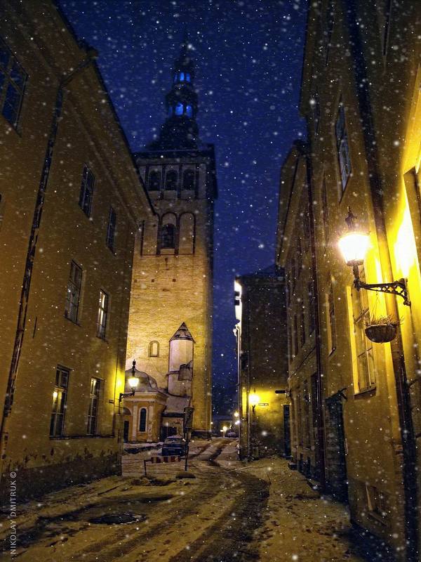 город ночь. январь. Таллинphoto preview