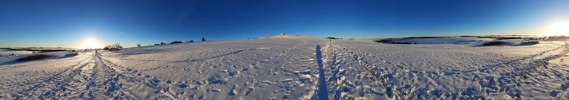 snow, winter, sky, ice, nature, landscape, cold, mountain, sea, white, water, clouds, view, frozen, cloud, ocean, aerial, travel, frost, snowy, outdoors, season, mountains, environment, weather sunset in the snow on top of winter mountain Rhoen Rhön Hesse Germanyphoto preview