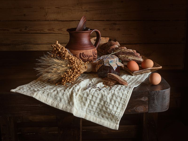 Завтрак в деревнеphoto preview