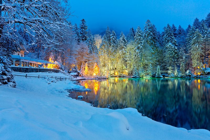 Озеро в Бернском нагорье, Швейцарияphoto preview