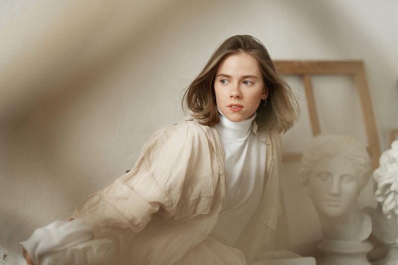 Портрет, студия, девушка, актриса Лера фото превью