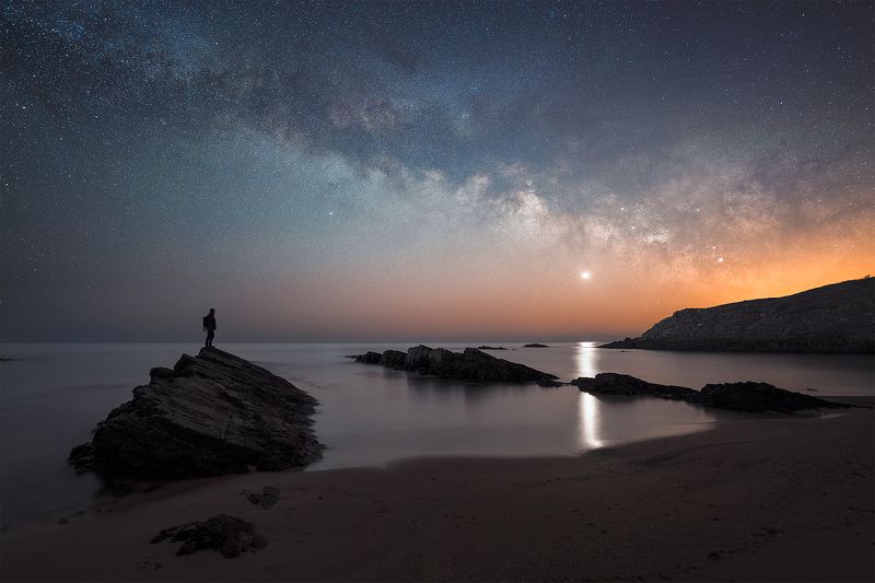 Venus and the Milky Wayphoto preview