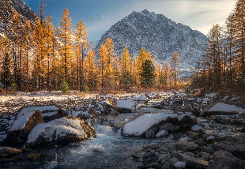 алтай,горы,осень осенью в Актруphoto preview