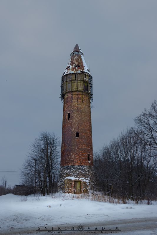 башня, водонапорная, Корнево,центр, объект, наследие, Германия, Россия, Калининградская область, tower, water head, kornevo, center, object, heritage, Germany, russia, kaliningrad oblast  «Водонапорная немецкая башня» фото превью