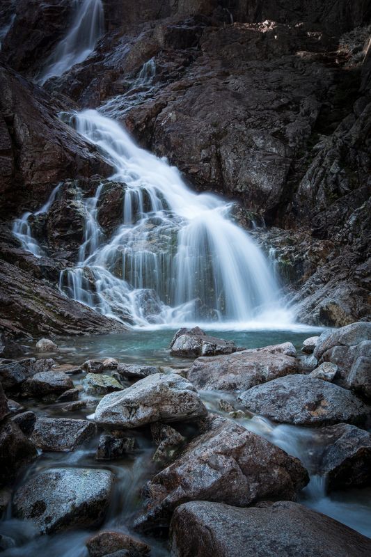 siklawa, wielka, wielka siklawa, tatry, tatra, tatras, polska, poland, zakopane, dolina pięciu stawów, dolina, pięciu, stawów, pieciu, stawow, dolina pieciu stawow, d5s, mountain, hills, rock, waterfall, stones, water, cold, dark Great Siklawaphoto preview