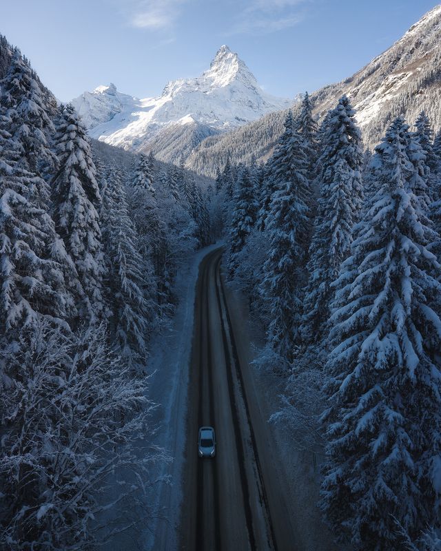 домбай, кавказ, белалакая Кавказкий Маттерхорнphoto preview