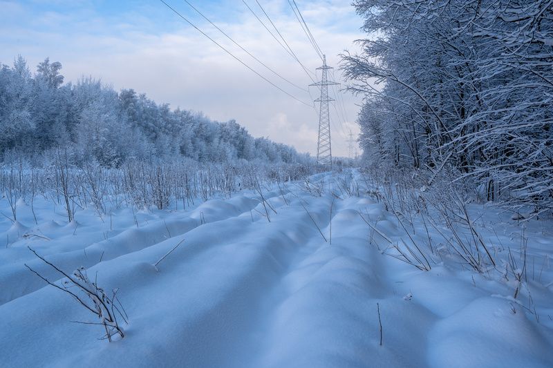 зима, снег, сугробы photo preview