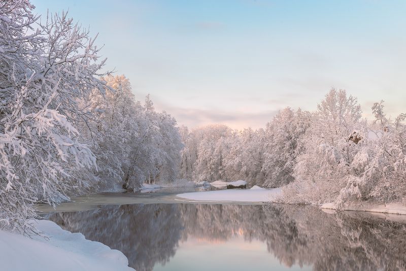 Зимняя сказка на реке Вуоксаphoto preview