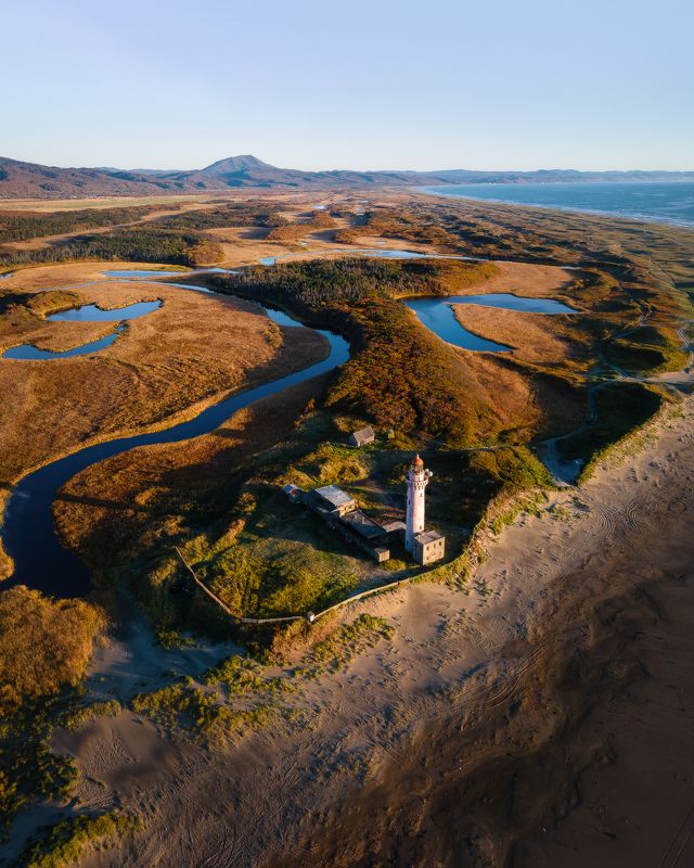 Осень и маяк.photo preview