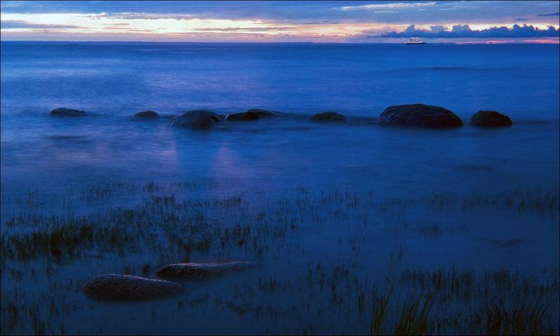 Июньская ночь на Финском заливеphoto preview