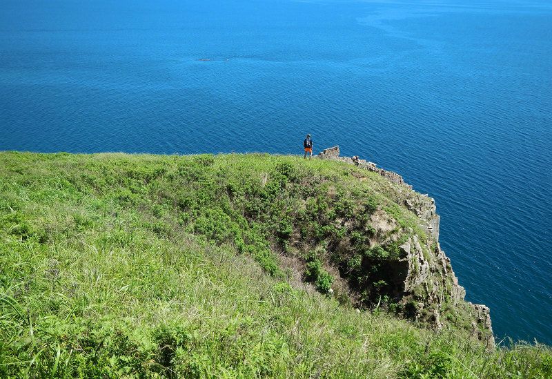 Вода, Земля, Море, Остров Шкота, Пейзаж, Приморский край, Тихий океан Между морем и землей фото превью