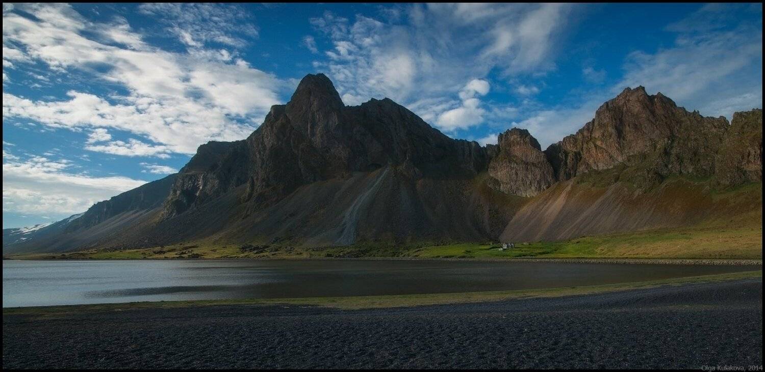 Черный пляж. Автор: Ольга Кулакова svartur fjara, черный пляж, Ольга Кулакова