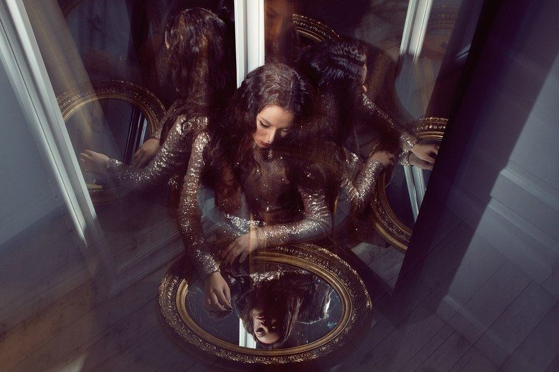 Beauty, Girl, Mirror, Reflection Reflectionsphoto preview