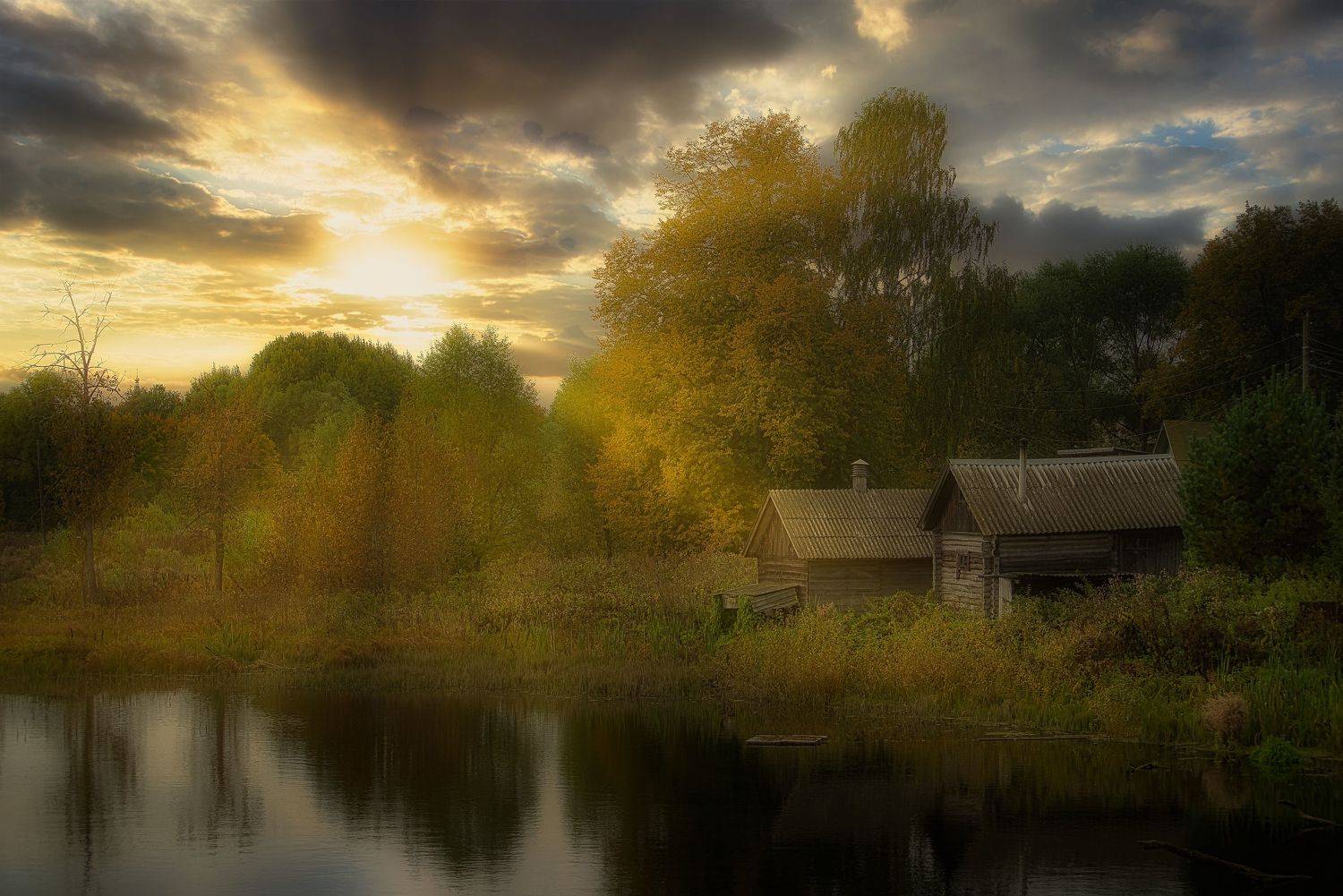 "Теплый летний вечер. Закат".. Автор: Крышковец Владимир , Крышковец Владимир
