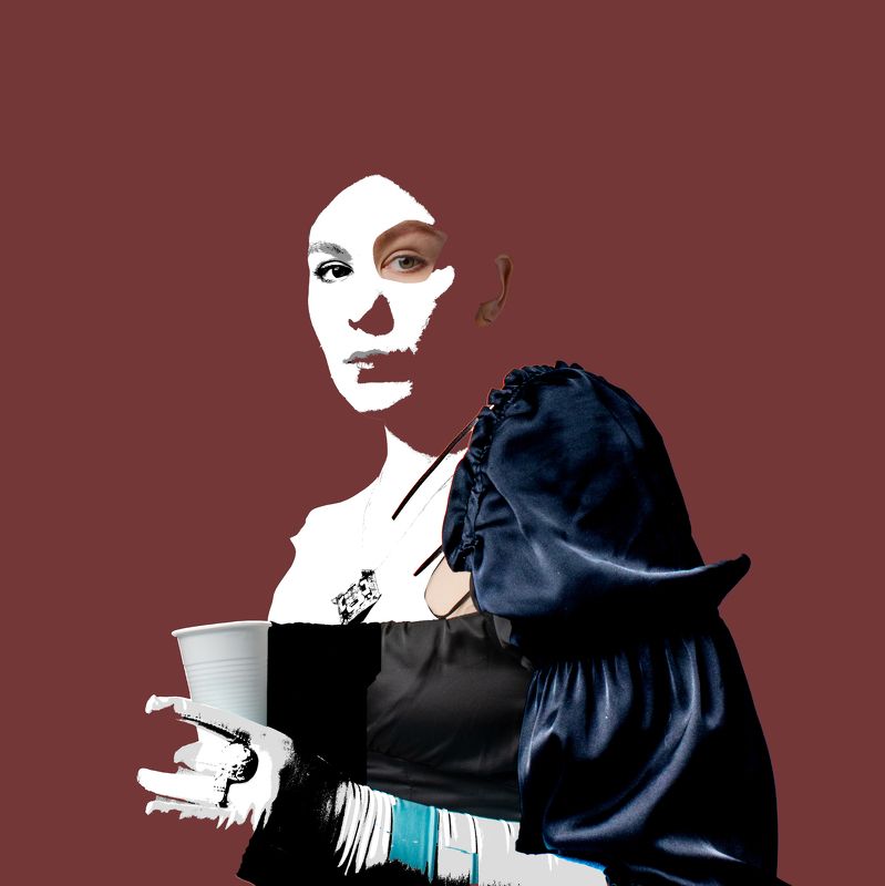 photo, portrait, concept, avantegarde, abstract, surrealism Серотонинованиеphoto preview