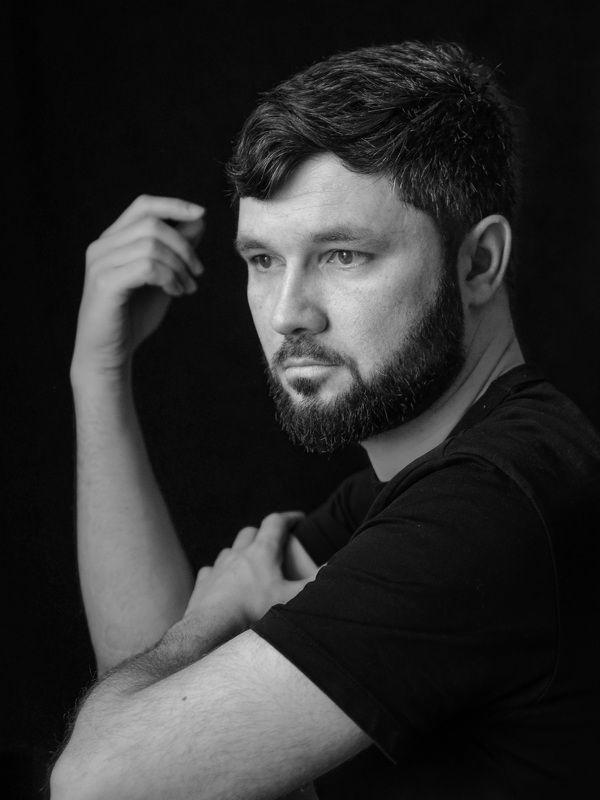 портрет, жанровый портрет, мужчина, спб, питер, фотограф в санкт-петербурге, образ, чб, взгляд Дима.photo preview