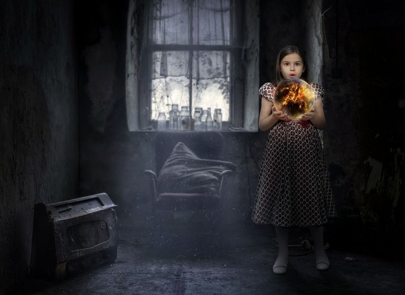 студийный портрет, детский портрет, концептуальное Алисаphoto preview