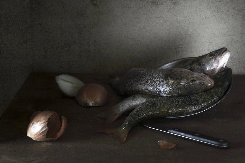 рыба еда лук рыбалка С рыбкойphoto preview