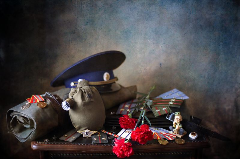 миламиронова, фотонатюрморт, мужчина, защитник, отечество, праздник, гвоздики, армия Мужчинам...photo preview