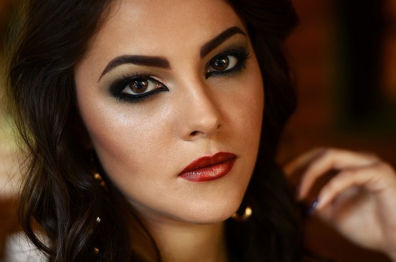 Eyes, Girl, Lips, Portrait photo preview