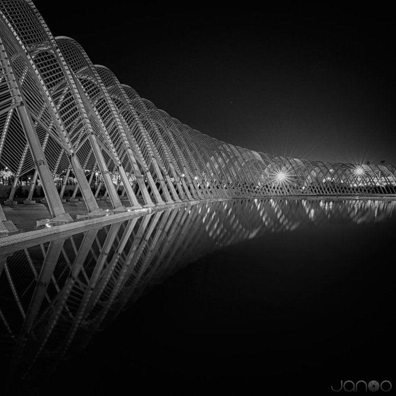 Athens, Calatrava, Greece, Night, Olympic \\\\\\* фото превью